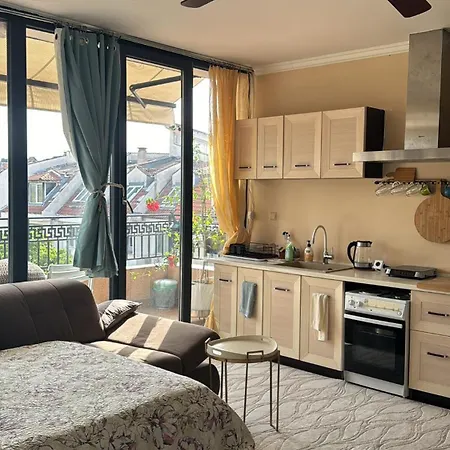 Downtown Private With Full Kitchen, Panoramic Views, Self Check-in & Free Parking, English, Bulgarian, Lanaguages Ok! Apartmán